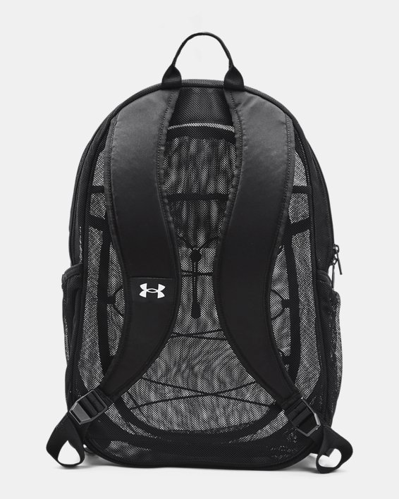 UA Hustle Mesh Backpack in Black image number 2